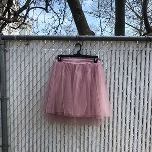 Pink Tulle Curtain Call Dance Costume Skirt